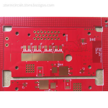 4 layer Red Solder HDI PCB